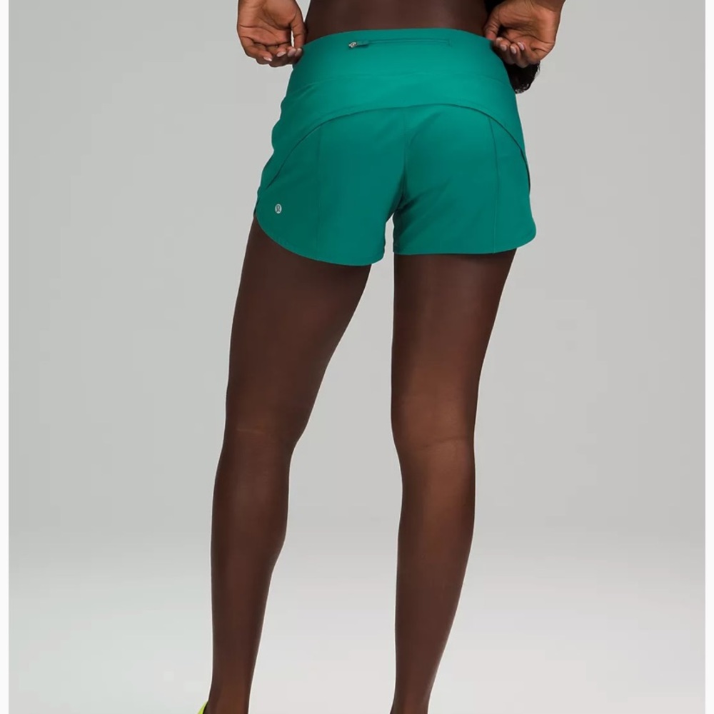 Lululemon Speed Up Short 4” * Teal Lagoon - Picture 5 of 6